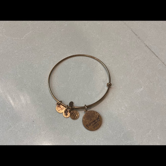 Alex and Ani Daughter Bracelet Bronzed Gold - Picture 4 of 5
